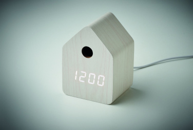 Logotrade promotional giveaway picture of: MDF cuckoo alarm clock